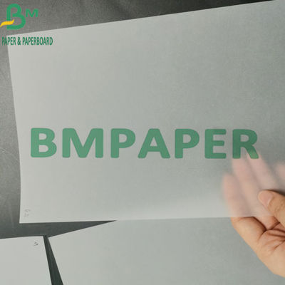50 گرم - 130 گرم کاغذ ردیابی نیمه شفاف رول جامبو برای طراحی پلاتر CAD