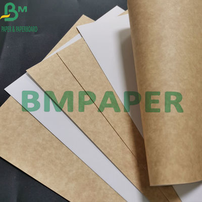 کاغذ کرافت 325 گرمی ویرجین پالپ سفید با پوشش قهوه ای رنگ