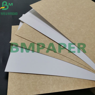 کاغذ کرافت 325 گرمی ویرجین پالپ سفید با پوشش قهوه ای رنگ