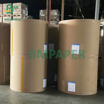 BM Supply 70gsm 75gsm نیمه کشش کاغذ کرافت قهوه ای برای بسته بندی سیمان