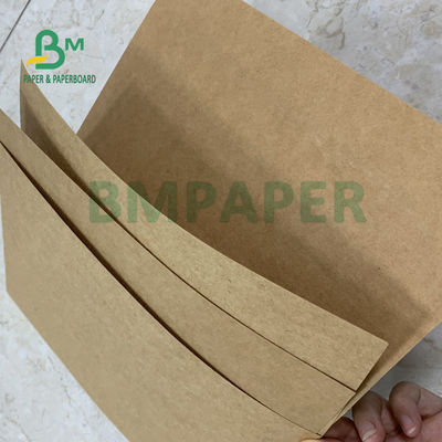 کاغذ کرافت 135 گرمی قهوه ای درجه غذا برای بسته بندی گوشت 43 اینچ 500 فوت