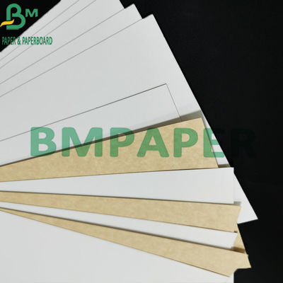 کاغذ کرافت سفید روکش شده 300 گرمی با پشت قهوه ای برای ظرف غذا