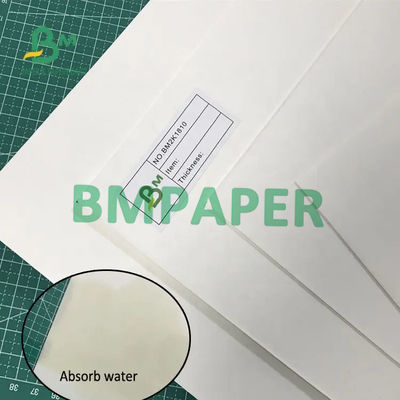 کاغذ جاذب مقوا سفید طبیعی بدون پوشش 700mm X 1000mm ضخامت 0.7mm