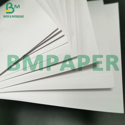 کاغذ براق C2s GSM 130 و 115 سفید ابریشم براق برای جلد