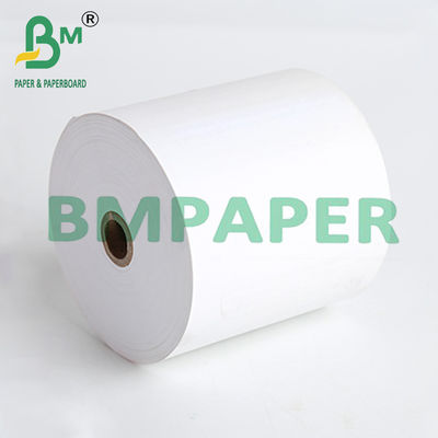 80x80mm 57x50mm کاغذ باند کاغذ شفاف سفید برای صندوق‌های پولی