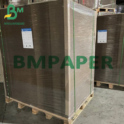 کاغذ سفید بازیافتی تخته دوبلکس روکش دار 300GSM 400GSM با پشت خاکستری برای کتاب فایل