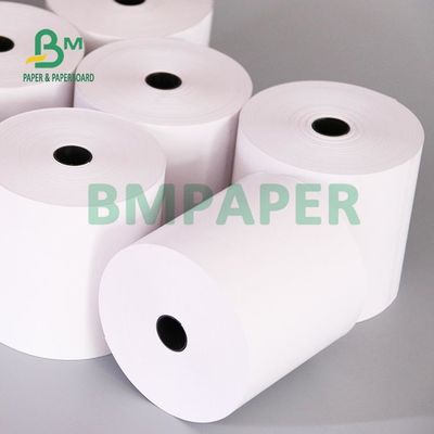 رول کاغذ پرینتر حرارتی 65 گرمی بدون BPA برای رسید صندوقدار 80 میلی متر 57 میلی متر