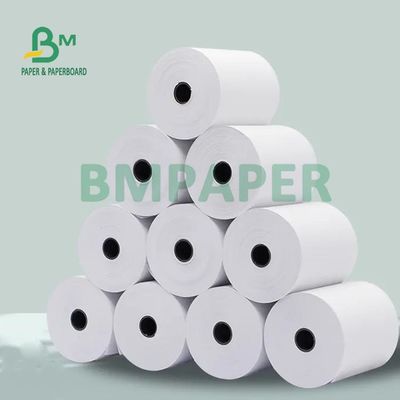 رول کاغذ حرارتی پوز پرینتر دستگاه خودپرداز 65 گرمی برای سوپرمارکت 80 × 80 میلی متر