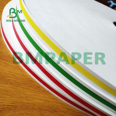 کاغذ نی کرافت سفید 60GSM 120GSM مواد غذایی درجه ویرجین برای نی های یکبار مصرف