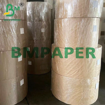 کاغذ نی کرافت سفید 60GSM 120GSM مواد غذایی درجه ویرجین برای نی های یکبار مصرف