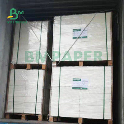 0.7 میلی متر 1 میلی متر کاغذ زیر لیوانی بدون پوشش برای نوشیدنی ها 455 میلی متر x 570 میلی متر سفید عاج