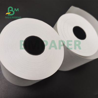 رول کاغذ چاپگر حرارتی 55 گرمی 60 گرمی برای دستگاه صندوق صندوق 57 × 40 میلی متر
