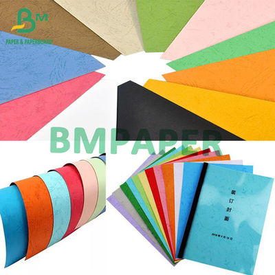کاغذ بافت دار 110gsm 150gsm 230gsm چاپی رنگارنگ کاغذ پوشش ورق های پالپ