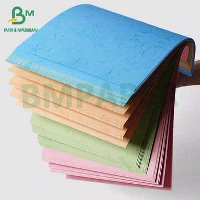 رنگارنگ بدون پوشش 230gm کاغذ دانه پوست A4 A3+ کاغذ پوشش بسته بندی