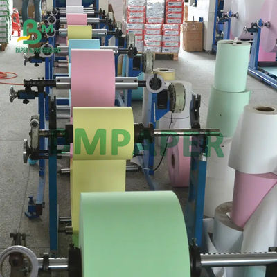 50 - 60g NCR رول کاغذ کپی غیر کربن CFB CFB CB کاغذ 240mm 610mm 860mm عرض