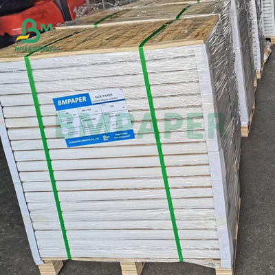 55gsm 60gsm Multicopy NCR Carbonless Copy Paper رنگ آبی یا سیاه تصویر 860 x 610 میلی متر