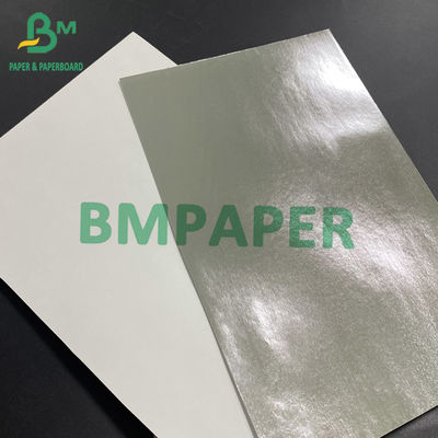 70gsm برچسب کاغذ فلزی برای بطری آبجو برچسب نقره یک طرفه مواد بسته بندی غیر جذب کننده