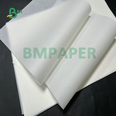 30 گرام 50 گرام سفید شده 100٪ مواد غذایی کاغذ ضد چرب برای هامبورگ 11 × 17 اینچ پیچیده