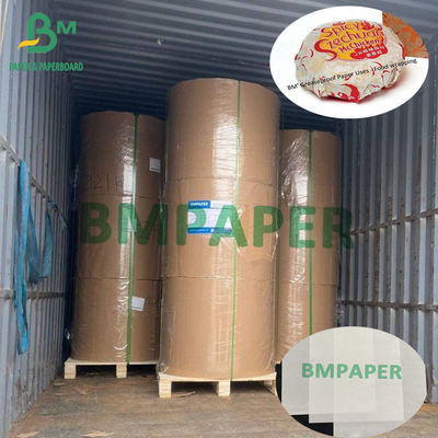 30g-80g رول کاغذ سفید ضد چرب با کیفیت بالا بسته بندی مواد غذایی