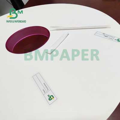 28gm کاغذ سفید مواد غذایی برای بسته بندی 30mm 35mm سازگار با محیط زیست