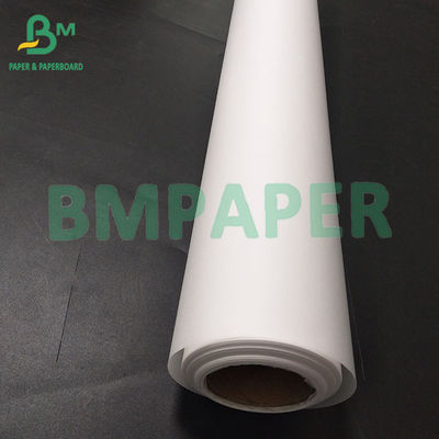 63 گرام سفید وزن سبک کاغذ ردیابی شفاف 880mm × 50m بسته بندی رول