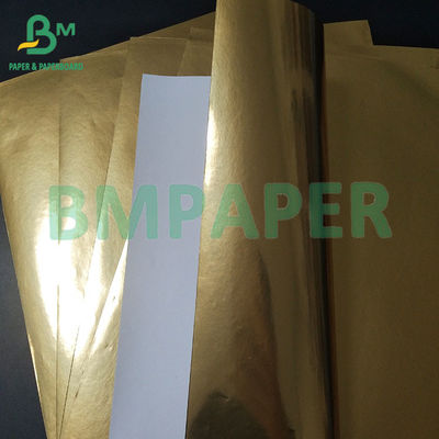 طلای و نقره دو رنگ لیبل آبجو قدرت مرطوب کاغذ چسب چپک 70gsm رول