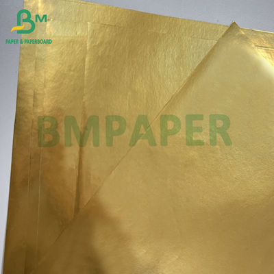 70gm مقاومت در برابر رطوبت طلای آلومینیوم کاغذ لیبر آبجو فلزی