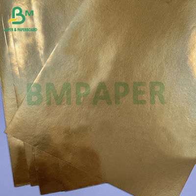 70gm مقاومت در برابر رطوبت طلای آلومینیوم کاغذ لیبر آبجو فلزی