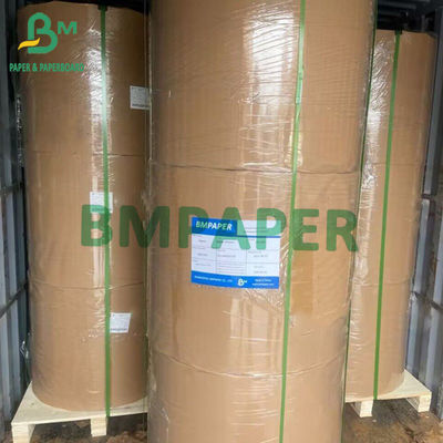 کاغذ کرافت سفید یک طرف درخشان مواد غذایی درجه Mg کاغذ بسته بندی کرافت 30g 35g 40g 45g 50g