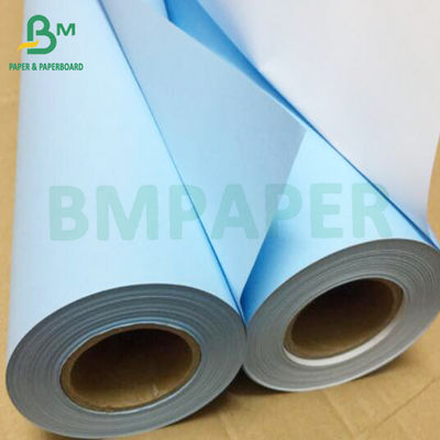 A1/620/80g لیزر دیجیتال نقشه کاغذ پریمیوم تک طرفه آبی مهندسی نقاشی جوهر آمیزی کاغذ آبی