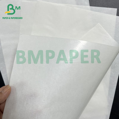 45 gsm + 10 gsm یک طرفی PE رنگ درخشان پوشش سفید برگر کاغذ بسته بندی کاغذ قصاب