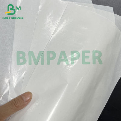 50 gsm + 10 gsm کاغذ غذایی سفید کرفت با پوشش PE در یک طرف