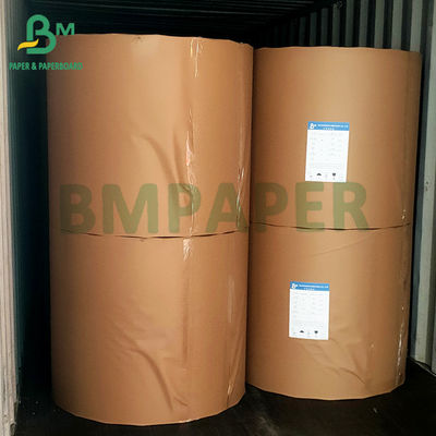 70gm کاغذهای سفید سفید شده در رول برای بسته بندی محصولات غذایی