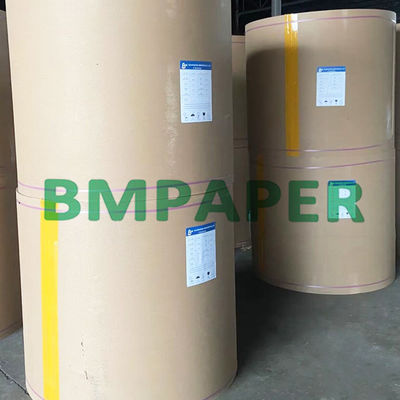 30 &quot;x 150ft مواد بازیافت شده کاغذ دست ساز قهوه ای رول برای بسته بندی