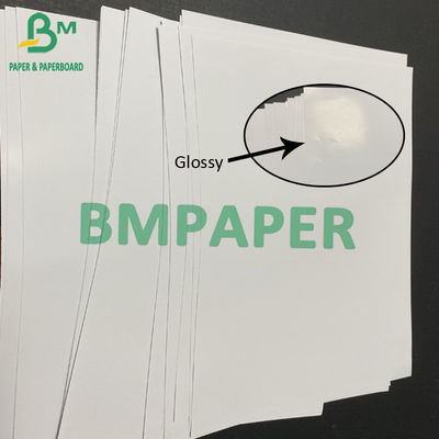100# 80# 70# White Text Coated Art Paper Gloss / Matt Paperboard 24&quot; 36&quot; 610 میلی متر 914 میلی متر