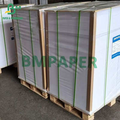 100# 80# 70# White Text Coated Art Paper Gloss / Matt Paperboard 24&quot; 36&quot; 610 میلی متر 914 میلی متر