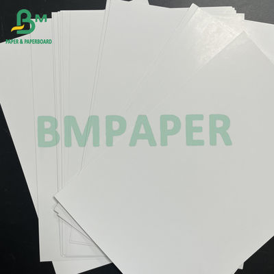 بازیافتی 300gm سفید دو طرفه پوشش داده شده کاغذ هنر درخشان C2S