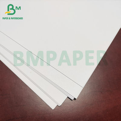 100g 140g کاغذ عاج بدون پوشش چوبی سفید طبیعی 24 &quot;x 35&quot;