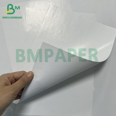80gm کاغذ برچسب خود چسبنده سفید ضد ایستاتیک یک طرفه