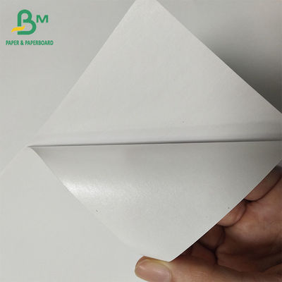 80GSM سفید تک درخشنده یک طرف پوشش برچسب کاغذ برای برچسب بسته بندی
