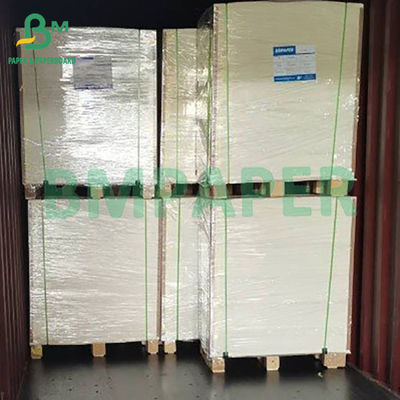 80GSM سفید تک درخشنده یک طرف پوشش برچسب کاغذ برای برچسب بسته بندی