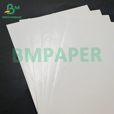 80GSM سفید تک درخشنده یک طرف پوشش برچسب کاغذ برای برچسب بسته بندی