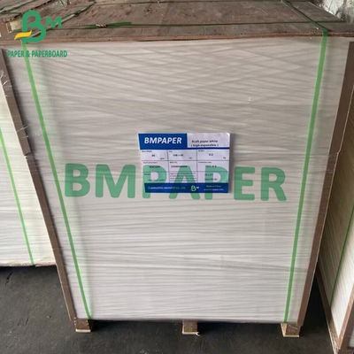 70gsm 80gsm 90gsm کاغذ کرفت سفید سفید با حجم 30 سانتی متر تا 250 سانتی متر