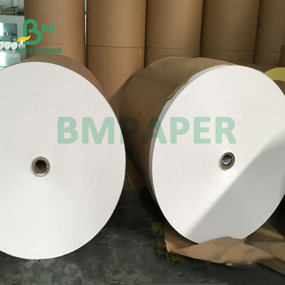 100 گرم 120 گرم کاغذ کرافت سفید طبیعی برای کیسه های خرید مواد غذایی 1200 میلی متر
