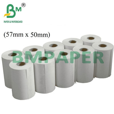 80*80mm 57*40mm POS حرارتی تا رول های کاغذی که به عنوان رسید در بانک ها استفاده می شود