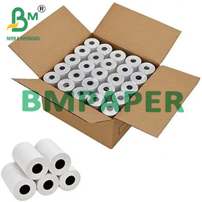 80*80mm 57*40mm POS حرارتی تا رول های کاغذی که به عنوان رسید در بانک ها استفاده می شود