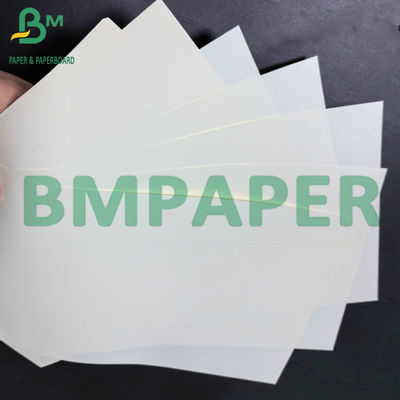 55gsm 58gsm کاغذ بدون پوشش کرم بدون چوب عاج صافی خوب کاغذ آفست