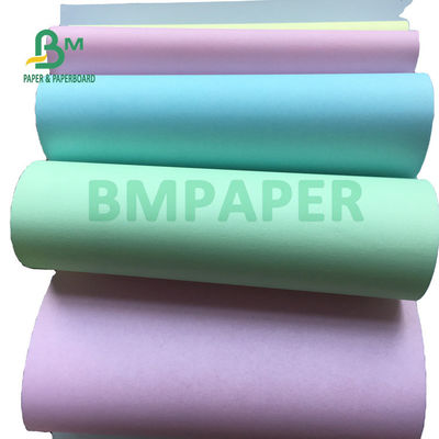 55gr دفتر کامپیوتر حساب چاپگر کاغذ غیر کربن 640 x 900mm تصویر آبی