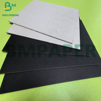2mm سختي بالا بازيافتي دوپليکس کارتن سياه با پشت خاکستري برای قاب عکس