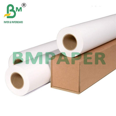 24&quot; 36&quot; X 500ft 80g پلاتر کاغذ رول 2&quot; هسته برای چاپگر های جوهر